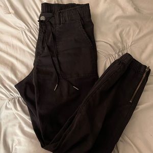 Grace and Lace Twill Suede Joggers (6)